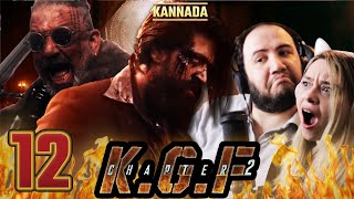 KGF Chapter 2 CLIMAX SCENE Rocky vs Adheera Reaction  Reena GETS SHOT  KGF 2  Part 12  Kannada [upl. by Yracaz]