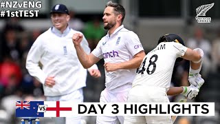 New Zealand vs England 1st Test Day 3 Highlights 2024  NZ vs ENG 1st Test Day 3 Highlights 2024 [upl. by Ayt]