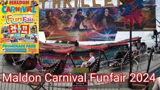 Mannings and Thurstons Funfair Maldon 2024 [upl. by Sardse33]