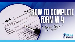 How to Complete Form W4 Tutorial [upl. by Hgielanna]