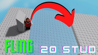 How To Fling NEW METHOD  Roblox 20 STUD long Jump [upl. by Britney]