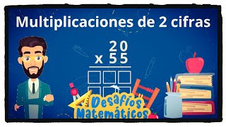 Multiplicaciones de 2 cifras para niños [upl. by Sinnoda985]