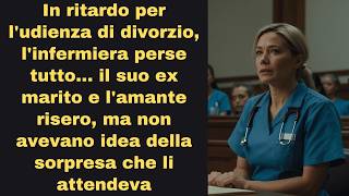 In ritardo al divorzio infermiera perse tutto Ex e amante risero ignari della sorpresa [upl. by Treblah]