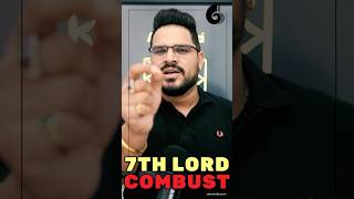 Combust 7th Lord amp Marriage Understanding Aspects and D9 Chart [upl. by Aineles]