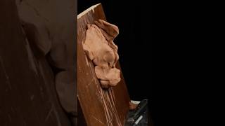 Sculpting the mouth in clay side view [upl. by Reeva]