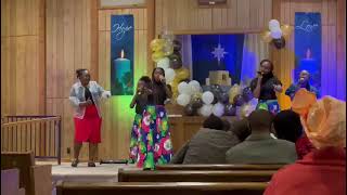 IOWA CEDAR RAPID SDA CHURCH CHOIRS 1242021 THANINKIG GOD FOR YEAR PROTECTION HE DID FOR THEM4 [upl. by Cumine]