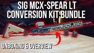 SIG MCXSpear LT Conversion Kit Unboxing [upl. by Mairim]