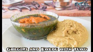 Gbegiri and Ewedu with Tuwo [upl. by Acinonrev]