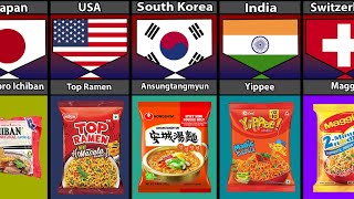 Girls Favourite Noodles From Different Countries [upl. by Grane]