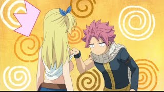 Natsu taking a Peek at Lucys  🤣  NatsuLucy Funny Moments fairytail anime [upl. by Bradski]