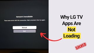 LG TV Connected To WiFi But Apps Not Working 3 Ways to Fix [upl. by Etaner]