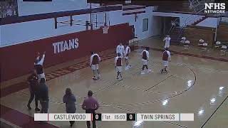 Game 7 2020 21 Twin Springs vs Castlewood [upl. by Eirak180]