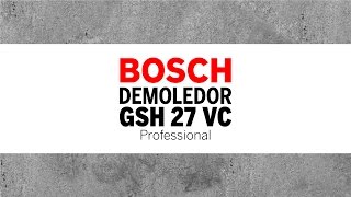 Martillo demoledor BOSCH GSH 27 VC [upl. by Goerke]