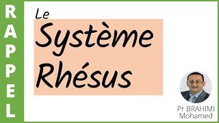 17 SYSTEME RHESUS [upl. by Nueormahc]