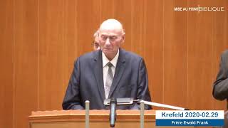 Retransmission 16082024 Krefeld Mission 2020 Ewald Frank [upl. by Ignacius]