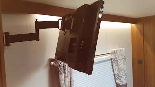 Install a TV bracket in Elddis Affinity 554 caravan [upl. by Arjun]