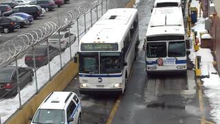 MTA NYC Bus 1999 New Flyer D45HF ITV Viking X51 997 Express Bus at Casey Stengel Depot [upl. by Nylidnarb]