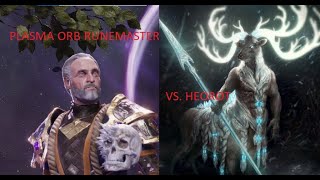 Last Epoch Plasma Orb Runemaster vs 200 Corruption Heorot [upl. by Avraham]