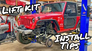 Lift Your Jeep Wrangler The RIGHT Way How to Install a Fully Adjustable Lift Kit [upl. by Oretos312]