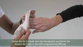 Anlegen eines Finger oder Zehenverbandes  carefix fingertoe  KREWI Medical Produkte GmbH [upl. by Aloz]