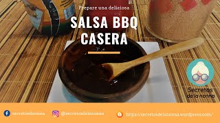 Salsa BBQ Casera con solo 3 ingredientes [upl. by Cooperstein]