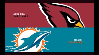 Game Highlights Arizona Cardinals vs Miami Dolphins NFL 2024 season Week 8 [upl. by Nashoma]