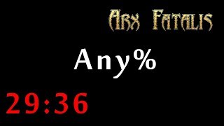 Arx Fatalis speedrun any  2936 RTA [upl. by Hooke610]