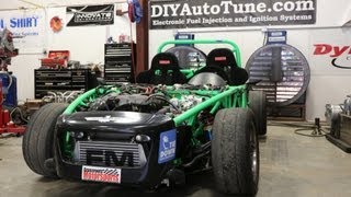 Exomotive Exocet Sport Turbo on the Dyno at DIYAutoTune [upl. by Melisse924]