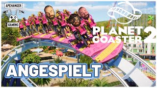 Planet Coaster 2  Angespielt  Wir bauen einen Freizeitpark  livegaming  1 [upl. by Harima625]