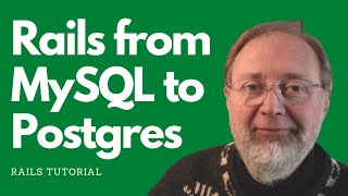 Changing a Rails App from Mysql to Postgres [upl. by Evreh971]