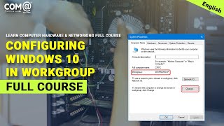 Connecting Computers in Workgroup  How to share files folders amp drives between computers  Windows [upl. by Siwel307]