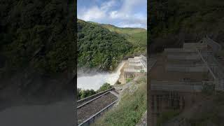 Crue du Chassezac part 8 depuis le barrage de Malarce Pays des Vans en Cévennes 18102024 [upl. by Sedrul]