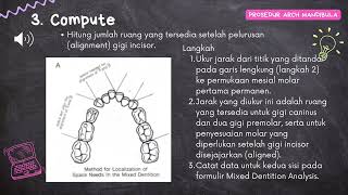 Tugas Mixed Dentition Analysis Gigi Moyers  Fellisha Sari Dewi 16011022017 [upl. by Yrojram]