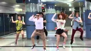 PSY  Gangnam Style MV BTS With Hyuna [upl. by Ymiaj]