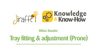 Rifton Stander  Tray fitting and adjustment Prone  Jiraffe Knowledge amp KnowHow [upl. by Chang362]