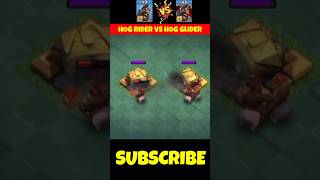 Hog rider vs hog glider clashroyale clashofclans shots trendingshorts shorts coc cocshorts [upl. by Raddy]