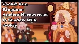 🍪🌺 Cookie run kingdom react to Shadow milk cookie 💠✨ [upl. by Ylesara]