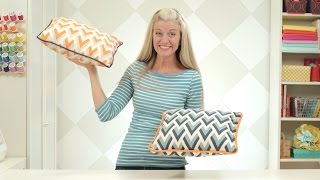 How to make a pillow or cushion with Piping attached [upl. by Ebonee215]