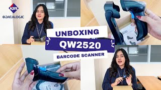 UNBOXING BARCODE SCANNER DATALOGIC QW2520 [upl. by Innep]