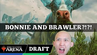 BONNIE AND BRAWLER  Outlaws Of Thunder Junction Draft  MTG Arena [upl. by Rockafellow]