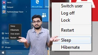 Hibernate vs Sleep vs Hybrid Sleep  Should you Hibernate or Sleep in Hindi [upl. by Ilenna984]