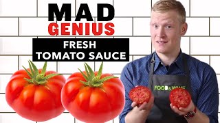 How to Make Fresh Tomato Sauce 3Ingredients  Food amp Wine [upl. by Jameson]