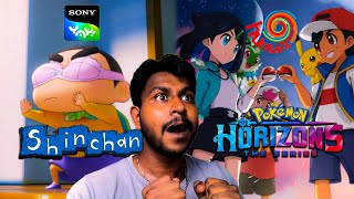 Shinchan Pokemon Horizons and Crunchy Roll New Tamil Anime Update [upl. by Oflodur570]