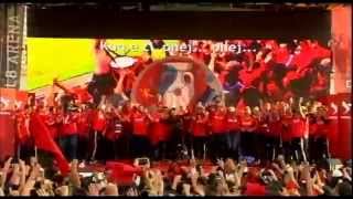 quotKuq e Zi je tiquot Festa ne Tirane për quotFrance 2016quot Kombëtarja kërcen në shesh [upl. by Portwin]