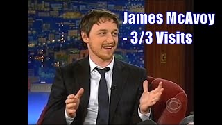 James McAvoy  The Infamous Vortex Of Scottish Charm  33 Visits In Chronological Order 240480 [upl. by Lindblad]