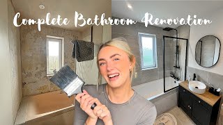 EXTREME BATHROOM RENOVATION  Bathroom Renovation UK  Rhianne Young [upl. by Fitzhugh515]