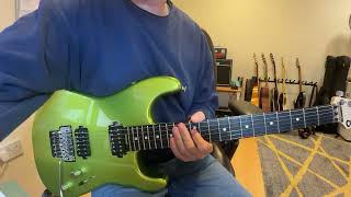 Charvel Pro Mod San Dimas Style 1 HH FR E  Ebony Lime Green Metallic [upl. by Nolahs]