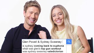 Sydney Sweeney and Glen Powell Answer the Webs Most Searched Questions  WIRED [upl. by Gayle743]