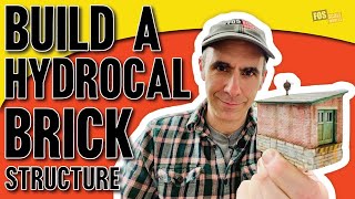 Build a Hydrocal Brick Structure for Your Model Railroad [upl. by Jerrie]