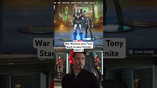 Part 2 Rhodey joins Tony to play Fortnite  ironman warmachine tonystark avengers marvel mcu [upl. by Margaretta]